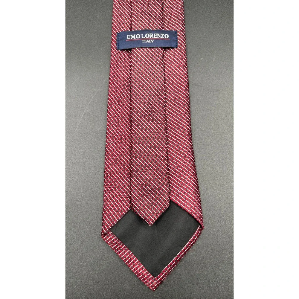 Set of 3 Mens Neck Ties Blue Burgundy Tommy Hilfiger English Laundry Umo Lorenzo